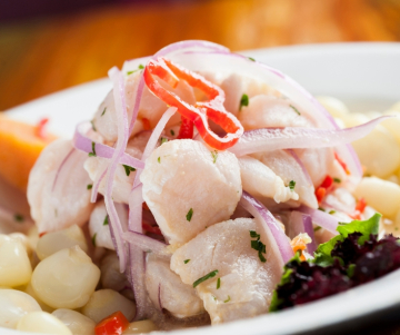 Peruvian ceviche - Traditional recipe 