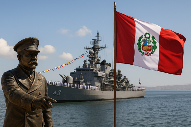 Navy Day and the Battle of Angamos in Peru 