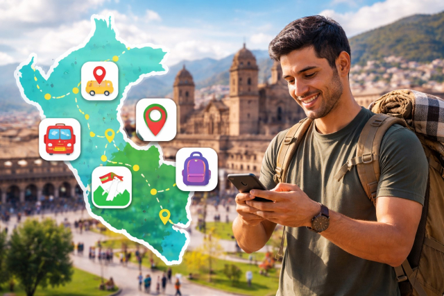 Apps peruanas que facilitan el viaje y turismo interno