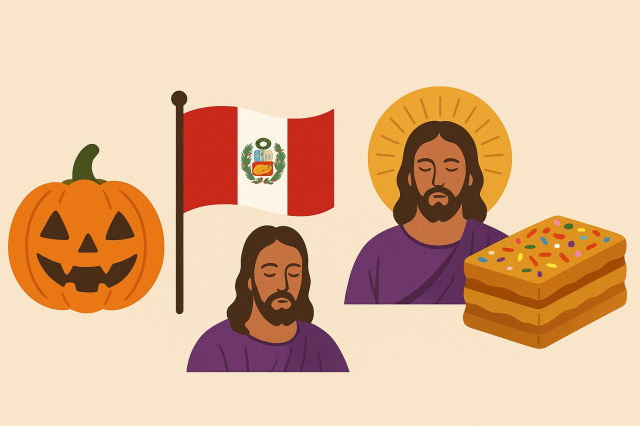 What is celebrated in October in Peru, calendar of important dates 