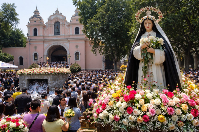 Festividad de Santa Rosa de Lima: historia y costumbres