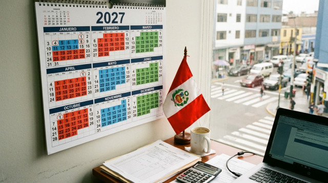 Días de trabajo corrido entre un feriado y el siguiente: la distancia real entre descansos en el calendario peruano de 2027