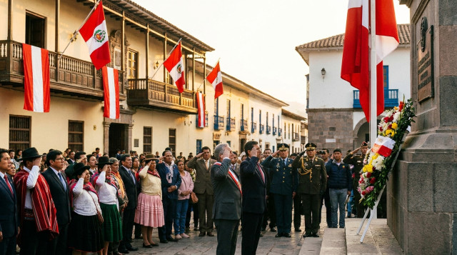 Los símbolos que hacen una fecha: colores, objetos y gestos de la memoria cívica peruana
