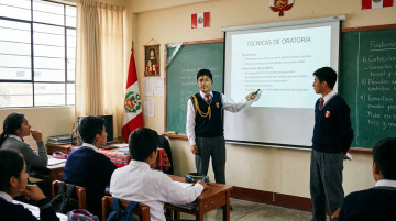 Técnicas de oratoria para estudiantes peruanos y cómo perder el miedo a hablar en público en el colegio
