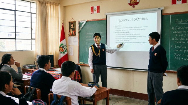 Técnicas de oratoria para estudiantes peruanos y cómo perder el miedo a hablar en público en el colegio