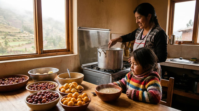 Cómo fortalecer el sistema inmunológico de los niños durante el invierno peruano con alimentos naturales