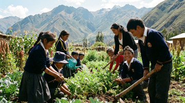 Cómo organizar un biohuerto escolar en el Perú guía paso a paso para docentes y estudiantes