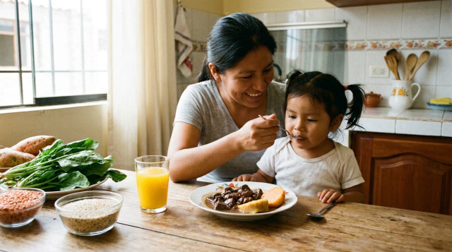Cómo prevenir la anemia infantil en el Perú con alimentos ricos en hierro y consejos para una nutrición saludable