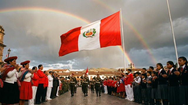 Qué comunican la ropa, la bandera y los gestos en las fechas cívicas peruanas
